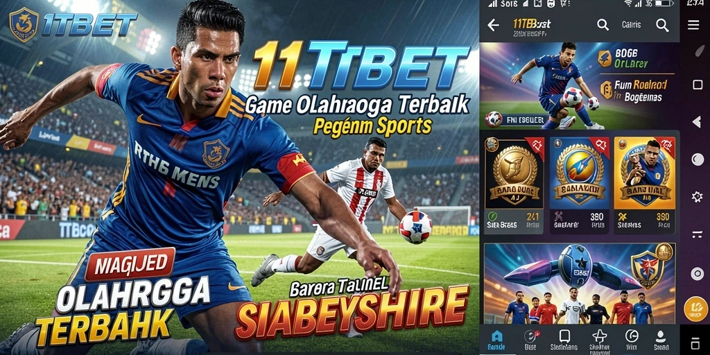 Tampilan gameplay <strong>11TBET</strong> dengan aksi olahraga yang mendebarkan.