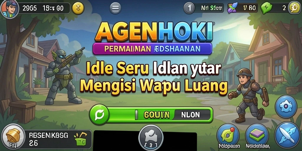 Tampilan gameplay AGENHOKI yang menarik dan interaktif.