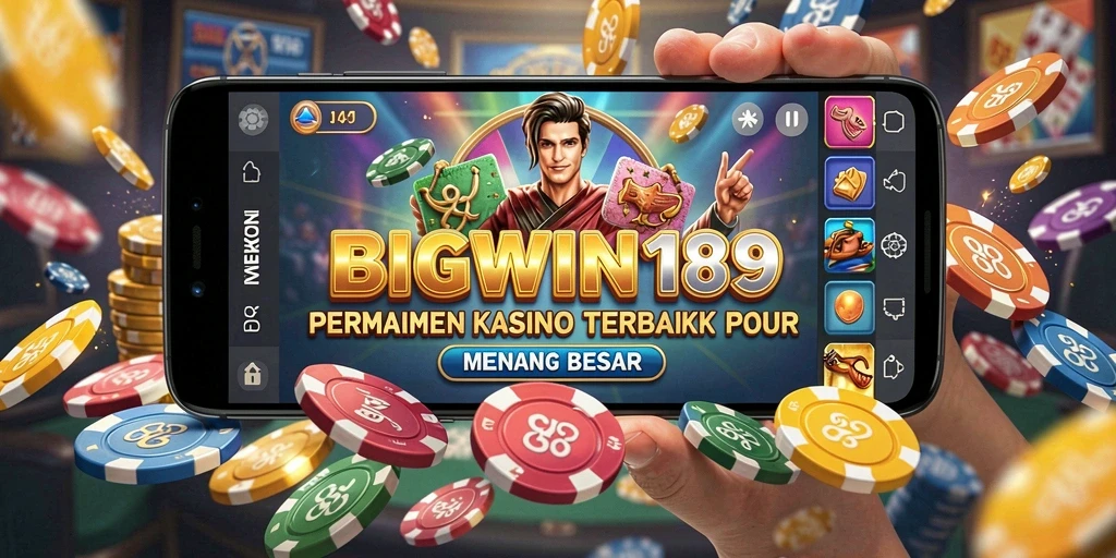 Tampilan gameplay kasino menakjubkan dalam aplikasi BIGWIN189.