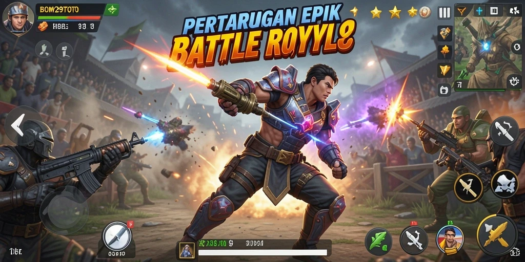 Tampilan menegangkan dari pertarungan epik di BOM29TOTO.