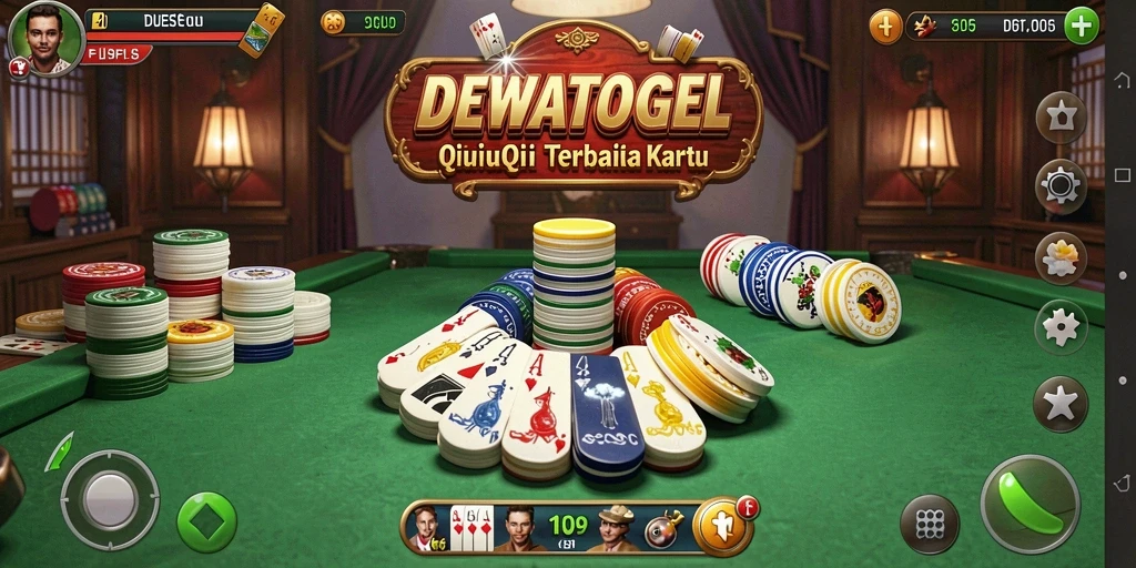 Tampilan gameplay DEWATOGEL saat seru bermain QiuQiu.
