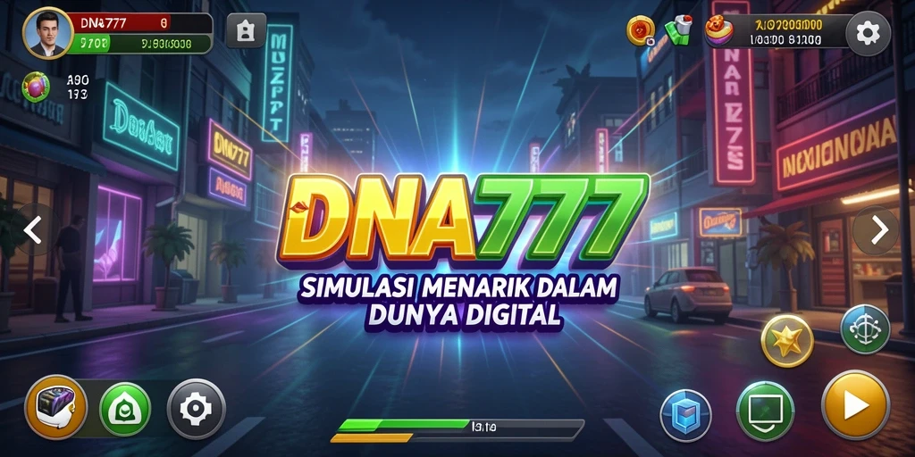Screenshot gameplay menunjukkan pengalaman simulasi yang realistis dan interaktif.