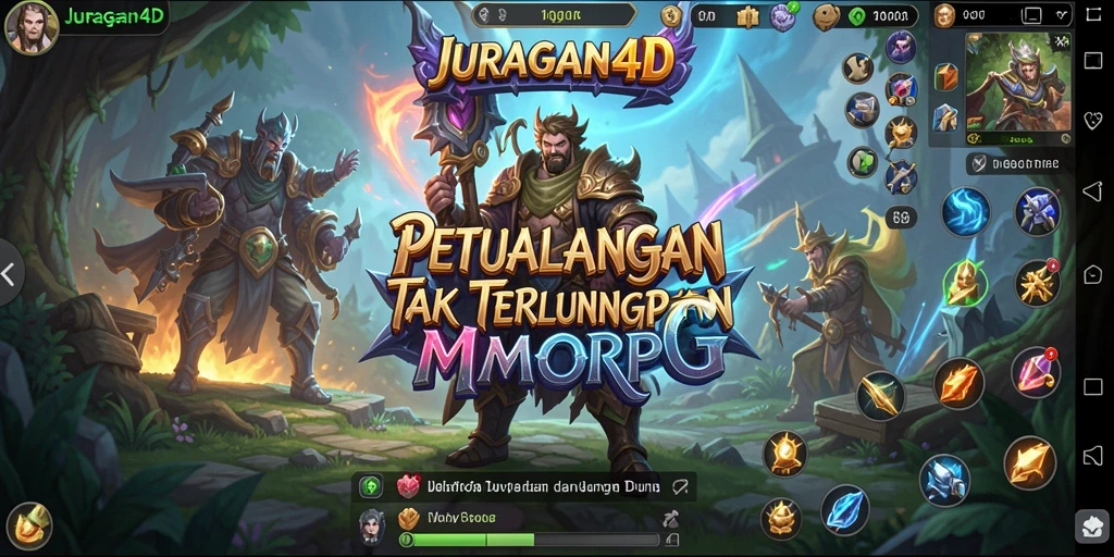 Tampilan gameplay <strong>JURAGAN4D</strong> yang menakjubkan dengan karakter yang beraksi.