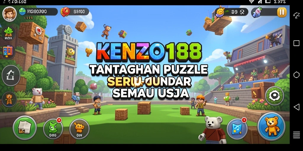 Tampilan gameplay KENZO188 yang menarik dengan teka-teki menantang.