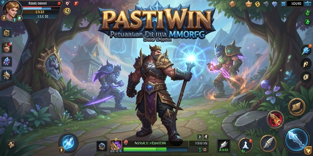 Tampilan gameplay <strong>PASTIWIN</strong> yang memukau saat pertempuran epik.