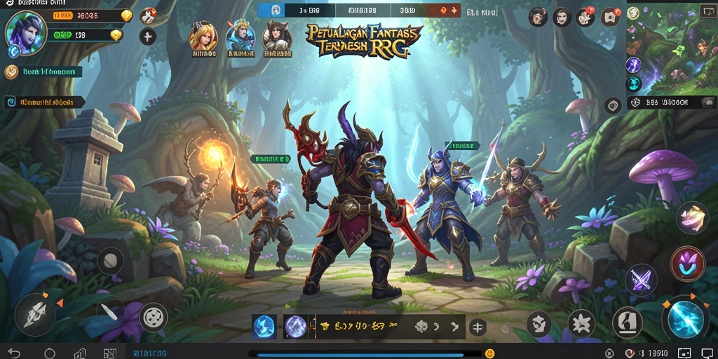 Tampilan gameplay <strong>RI188</strong> yang menakjubkan dalam dunia RPG.