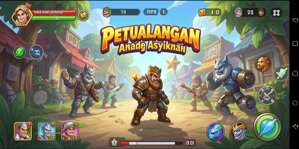 Tampilan gameplay RP8 yang seru dan penuh aksi.