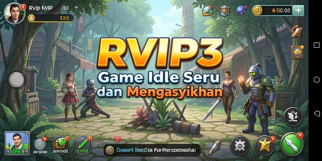 Gameplay <strong>RVIP3</strong> yang menarik dengan elemen <strong>Idle</strong> yang mengasyikkan.