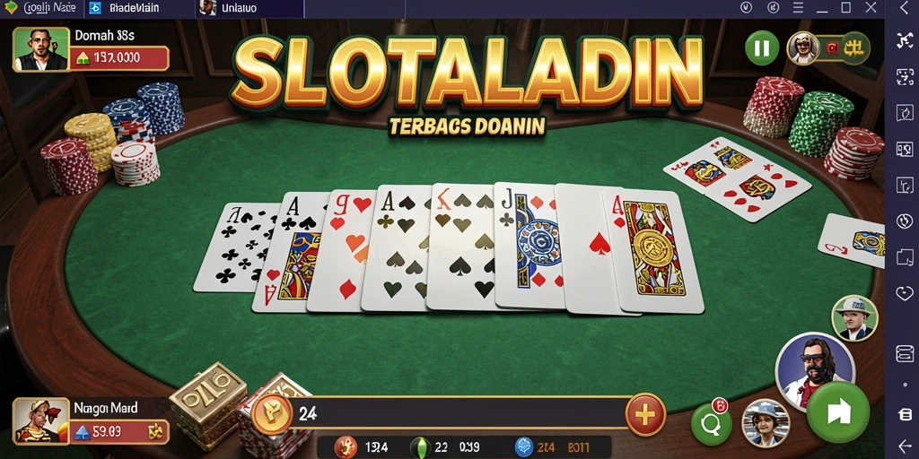Tampilan gameplay SLOTALADIN yang seru dan mendebarkan.