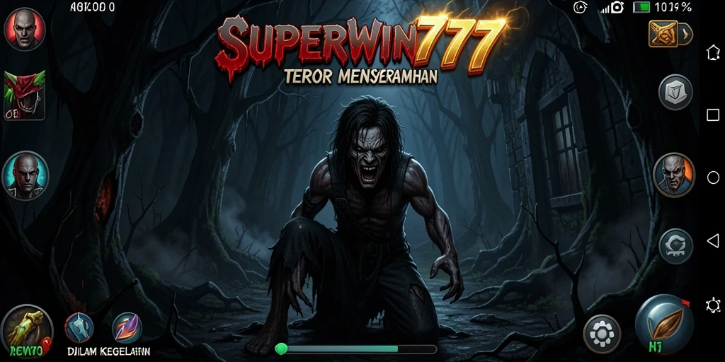 Tampilan gameplay SUPERWIN777 yang menakutkan dan menegangkan.