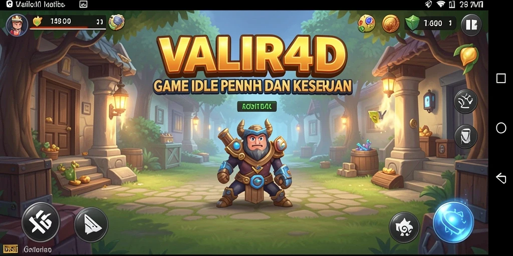 Tampilan gameplay VALIR4D yang menarik dan penuh warna.